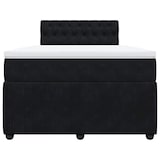 thumbnail of vidaXL Boxspringbett mit Matratze Schwarz 120x190 cm Samt