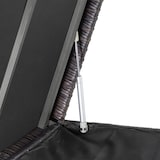 thumbnail of tectake Baúl de almacenamiento Kiruna con trenzado de ratán sintético, 120x55x61,5 cm, 270l  Marrón