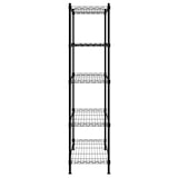 thumbnail of Helloshop26 - 5-stöckiges Aufbewahrungsregal 90 x 35 x 180 cm 250 kg schwarz 02_0045694