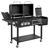 thumbnail of TAINO HERO DUO gasgrill houtskoolgrill rookoven barbecue trolley BBQ grill zwart