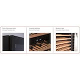 thumbnail of Cantinetta vini 16 bottiglie temperatura +2°/+20°C Mensole in legno Illuminazione led CW20G1TB