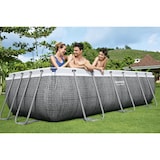thumbnail of Piscine hors sol Rectangulaire BESTWAY 404x201x100cm - Structure Anticorrosion, Liner Triple Épaisseur, Pompe Échelle Incluses