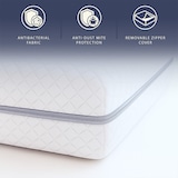 thumbnail of Topper Singolo 90x200 | Memory 9 Zone | 7 cm | Sfoderabile | Made in Italy