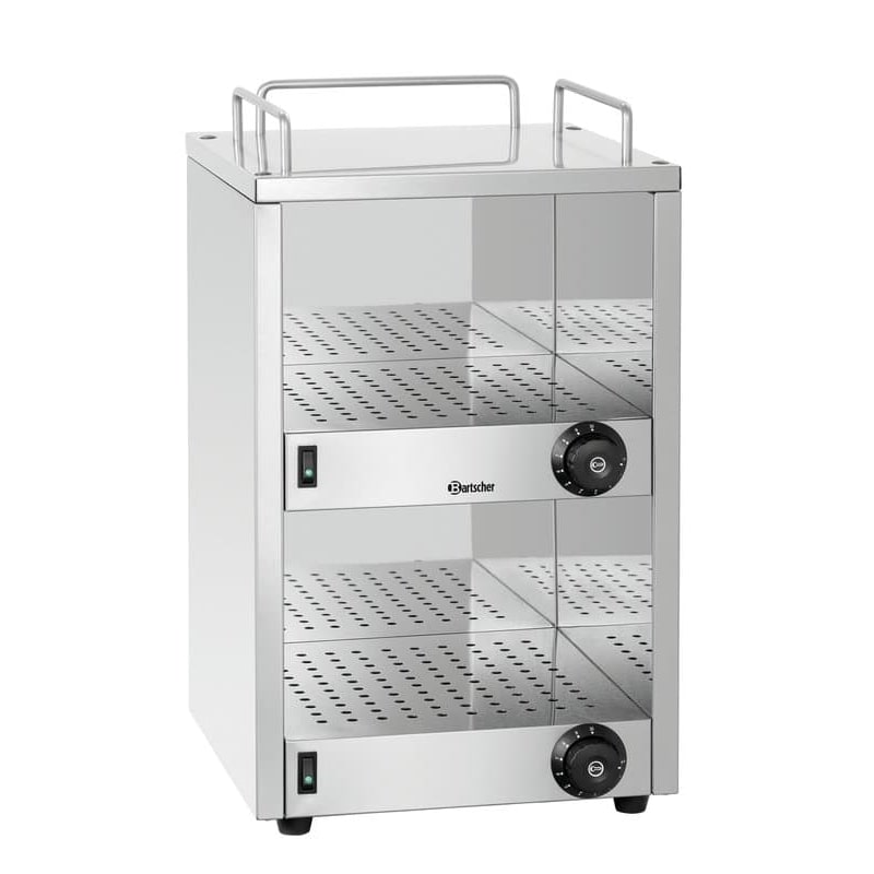 Calientatazas gran capacidad 2 zonas 72 tazas bartscher ta720