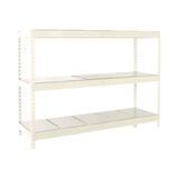 thumbnail of SimonRack Industrieregal, 2000x2100x900 mm, 500 kg am Biegepunkt, 3 Metallböden, Garagenregal, Weiss/Verzinkt- Simonforte