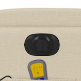 thumbnail of vidaXL Massagesessel Elektrisch Creme Stoff