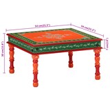 thumbnail of vidaXL Salontafel handbeschilderd massief mangohout oranje