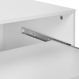 thumbnail of Relaxdays Rollcontainer mit 2 Fächern & Tastaturauszug, Druckertisch mit Rollen, HBT: 74 x 60 x 48 cm, Büroschrank, weiß