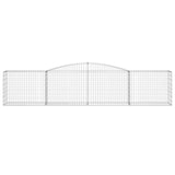 thumbnail of vidaXL Gabionen mit Hochbogen 5 Stk. 400x50x80/100cm Verzinktes Eisen