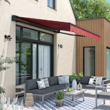 thumbnail of Toldo semi-integral de 3x25m en aluminio rojo