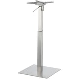 thumbnail of Bison Tischgestell E-04040HL, Edelstahl gebürstet, 45x45 cm Höhe 72-108 cm einstellbar