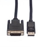 thumbnail of ROLINE DisplayPort Kabel DP ST - DVI ST, LSOH, schwarz, 3 m