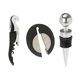 thumbnail of San Ignacio KINVARA - Set van 3 roestvrijstalen wijnaccessoires