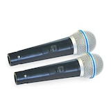 thumbnail of Lot de 2 Microphones de karaoké dynamique Mr Entertainer avec fil 600 Ohm