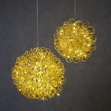 thumbnail of LED 3D Drahtkugel SPHERE Leuchtkugel Ball 30cm 50LED Aluminium Draht für Außen