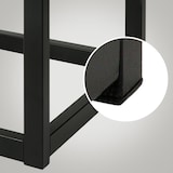 thumbnail of Banc Polson Velours Noir Noir /150 cm