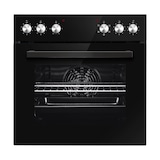 thumbnail of PKM Einbauherdset EHSM4B, EEK A, 5 Backofen Funktionen, Schwarze Glasblende