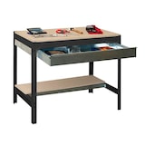 thumbnail of SimonRack Mesa de Trabajo Taller, 910x610 mm, Capacidad Carga 400 kg, Incluye cajón, Antracita - BT-0