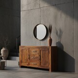 thumbnail of Elegantes Sideboard Sheesham, 3 Schubladen, 2 Türen, Landhaus-Stil. 118x40x70 cm | Kadima Design