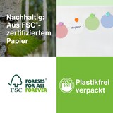 thumbnail of Magnetoplan Moderationskarten weiß rund 100mm 500St