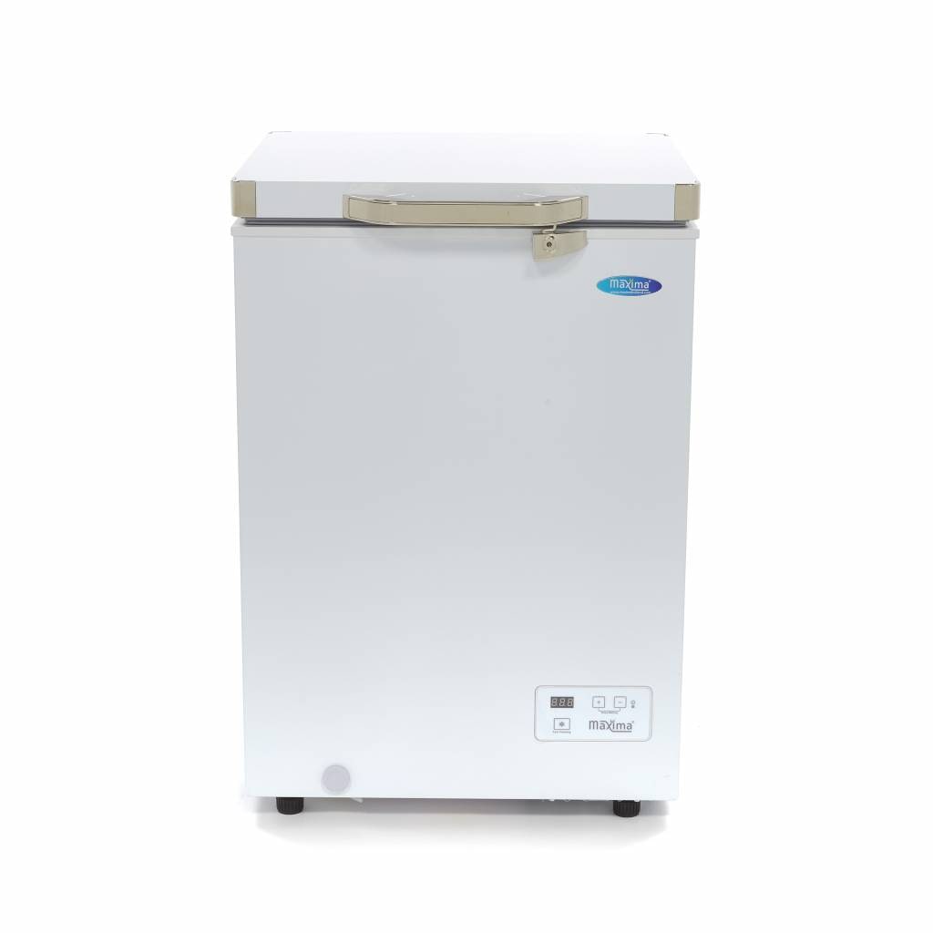 Congelatore a Pozzetto Professionale 93L con Illuminazione LED, Serratura e Cestello Interno - Compatto | Maxima