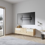 thumbnail of VALUE Soporte de pared para TV, 35 mm para distancia de la pared, fijo, <304,8cm/120, <120kg, negro".
