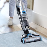 thumbnail of Bissell Crosswave Cordless Beutellos Blau, Silber
