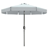 thumbnail of Marbueno Sombrilla Acero 270 cm Polyester Blanco Jardin y Terraza 10489
