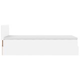 thumbnail of vidaXL Ottoman-Bett mit Matratzen & LEDs Reinweiß 100x200cm Kunstleder