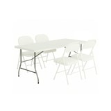 thumbnail of Mesa Plegable Rectangular 180x70x74cm Catering | Mesa Resina con Patas de Acero Plegable para Eventos y terrazas -