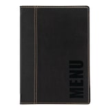 thumbnail of Securit Speisekarte Trendy | A5 | Kunstleder | schwarz | 3 Karten