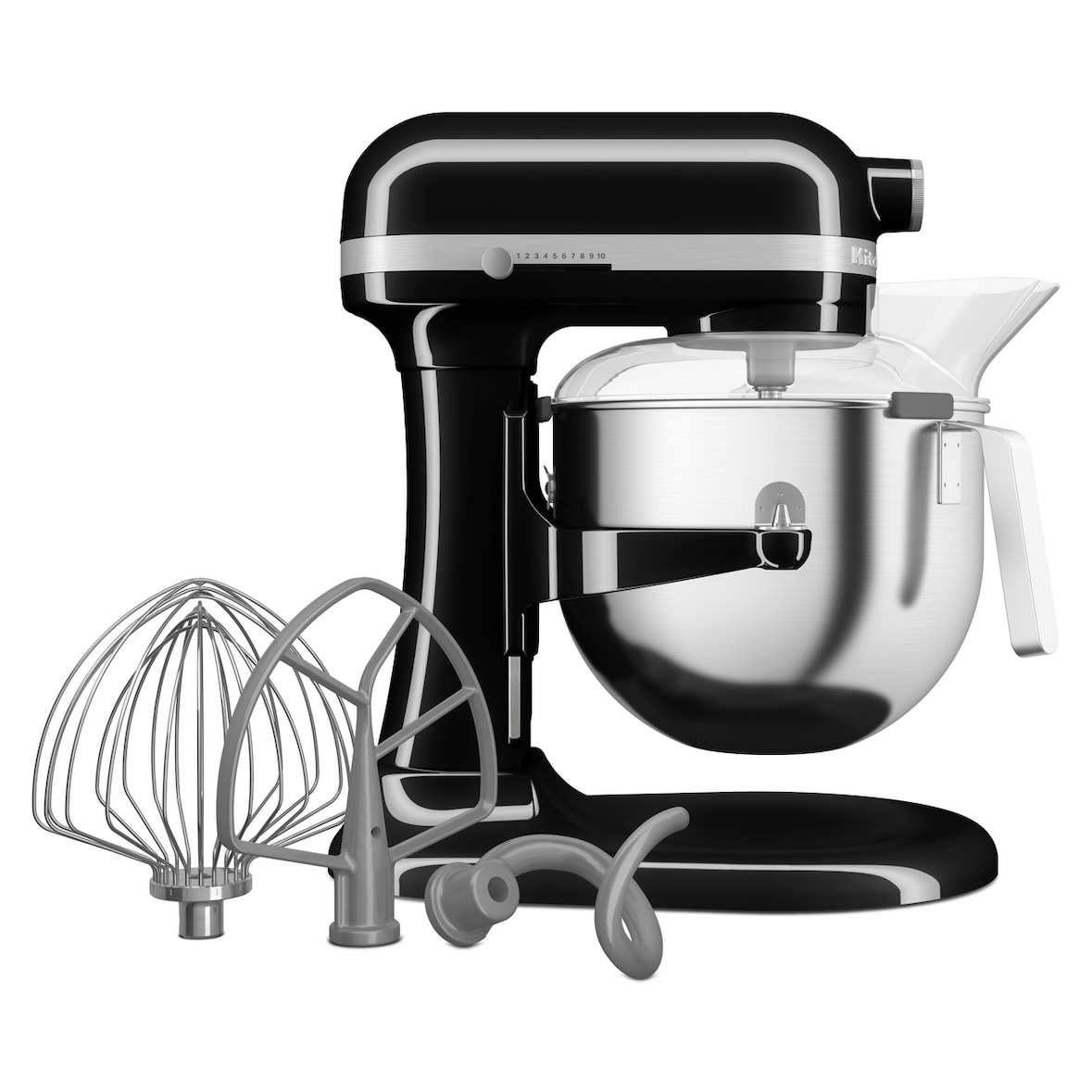 KitchenAid Robot da cucina 5KSM70JPXEOB, 6.6 L, 11 velocità, con 4 accessori, nero