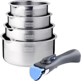 thumbnail of Batterie de cuisine inox 5 pcs avec manche amovible  AM7457 usage non-intensif Arthur Martin