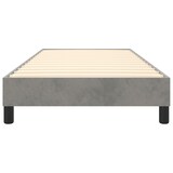 thumbnail of vidaXL Boxspringbettgestell Hellgrau 100x200 cm Samt