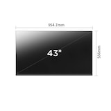 thumbnail of Digital Signage Bildschirm Full HD, Fernsteuerung, Zeitsteuerung, Smart Split-Screen, Gewerbliche Nutzung 43 Zoll Hängender Werbemonitor /GGJ43D/