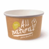 thumbnail of 216x BIO Eisbecher Pappe FSCR 230 ml ALL NATURAL ohne Kunststoffbeschichtung