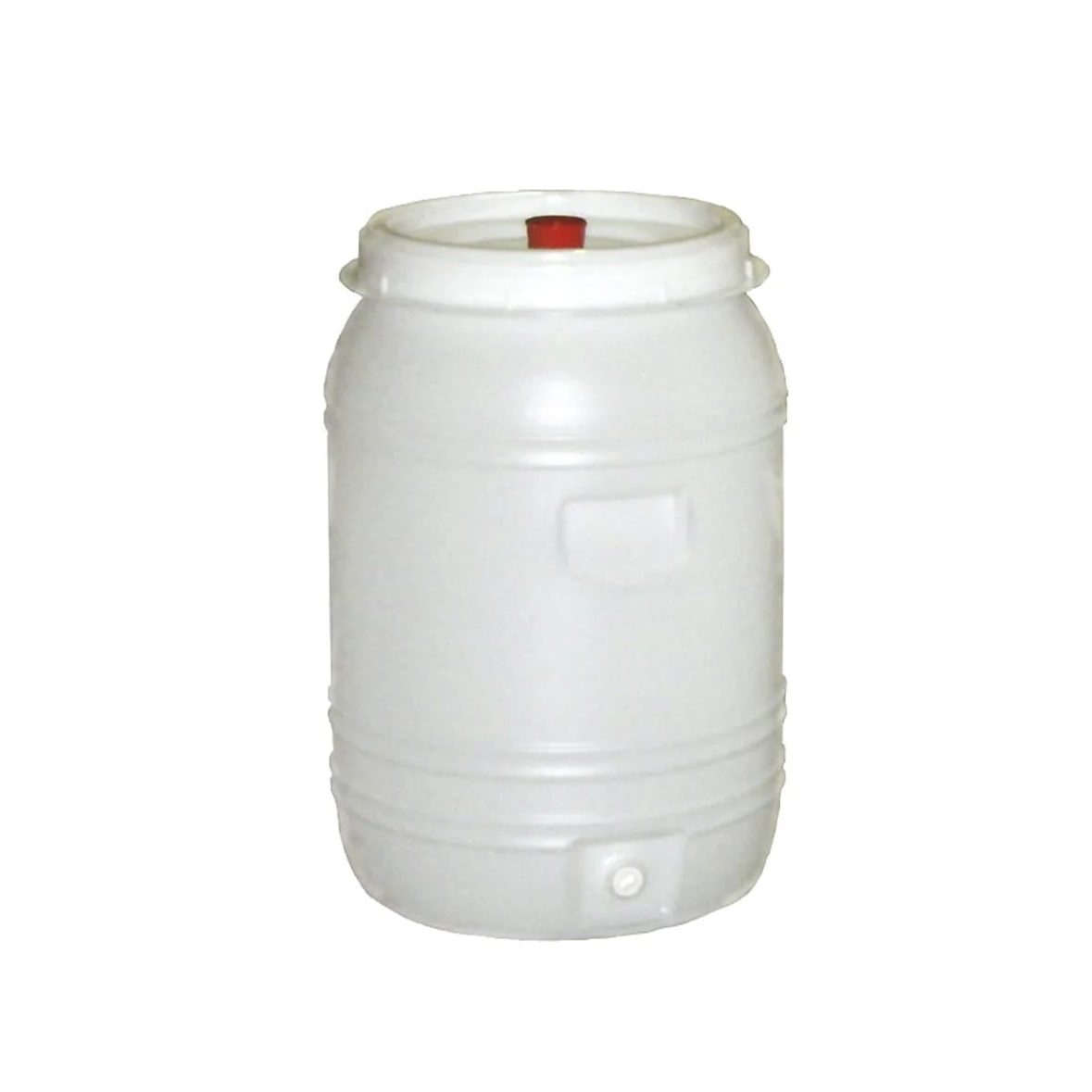 Fass Kunststoff, Plastikfass mit Deckel - 60L mit Gärspund und Zapfhahn