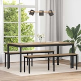 thumbnail of Table de salle à manger / Table de repas Bois d'ingénierie Modèle Vega Métal