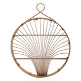 thumbnail of Bacheca da parete in rattan marrone cm 60,5x10,5x76