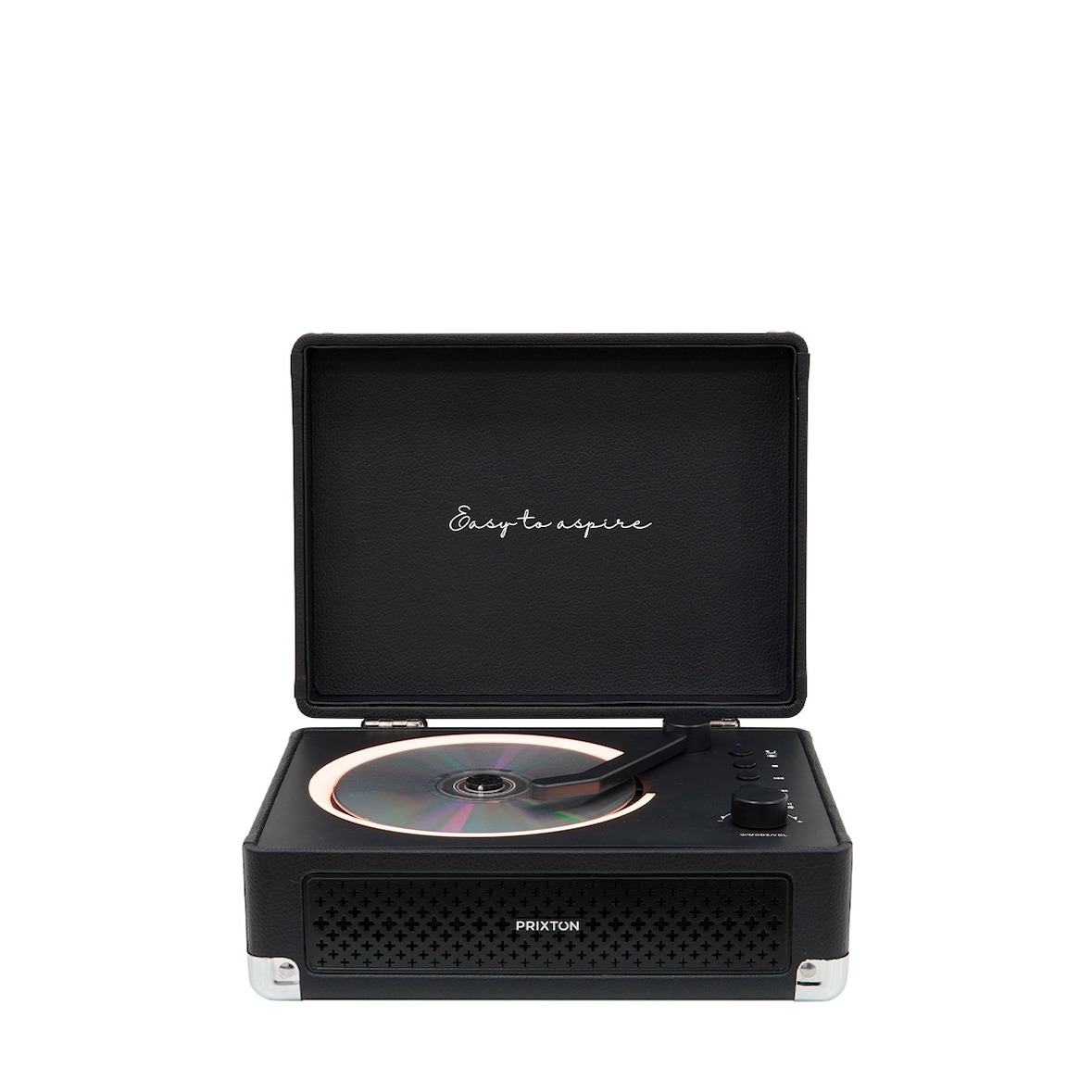 Reproductor de Cd PRIXTON Boogie (5 W - Portátil - Radio FM- Bluetooth - Negro)