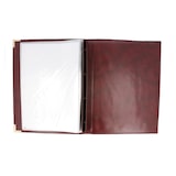 thumbnail of Garcia de Pou - Porte Menu 8 Pochettes Din-A4 25,5X33 Cm Bordeaux Pvc