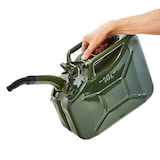 thumbnail of BW® Kraftstoffkanister Metall Benzinkanister 10 Liter mit Ausgießer - Rot - RAL 3000 - TÜV-geprüft und UN-Zulassung - Made in Europe