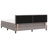 thumbnail of vidaXL Boxspringbett mit Kopfteil Taupe 180 x 200 cm Stoff