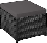 thumbnail of tectake Conjunto de ratán y aluminio Manhattan  Negro