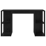 thumbnail of vidaXL Schreibtisch mit Regal Schwarz Eichen-Optik 130 x 50,5 x 75 cm