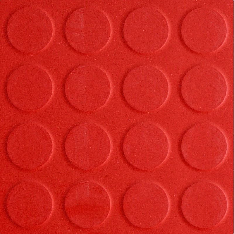 Suelo De Goma De Color Rojo VENTA POR METROS
