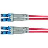 thumbnail of TELEGÄRTNER LWL Rangierkabel 2x E9/125 OS2, 1x LC Duplex - 1x LC Duplex, gelb, 1 m