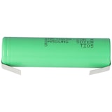 thumbnail of INR18650-25R 2500mAh 3,6V - 3,7V ungeschützt mit Lötfahne U Form, 64,85x18,3mm