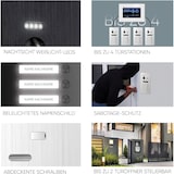thumbnail of HD Video Türsprechanlage mit Fingerprint RFID und Smartphone App für 1 Familienhaus, 2x Monitore, Balter EVO HD Fingerprint