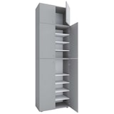 thumbnail of LonaXXL Schuhschrank 6 Türen grau.